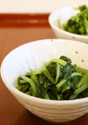昼夕♪簡単♪小松菜の煮びたし-レシピのメイン写真