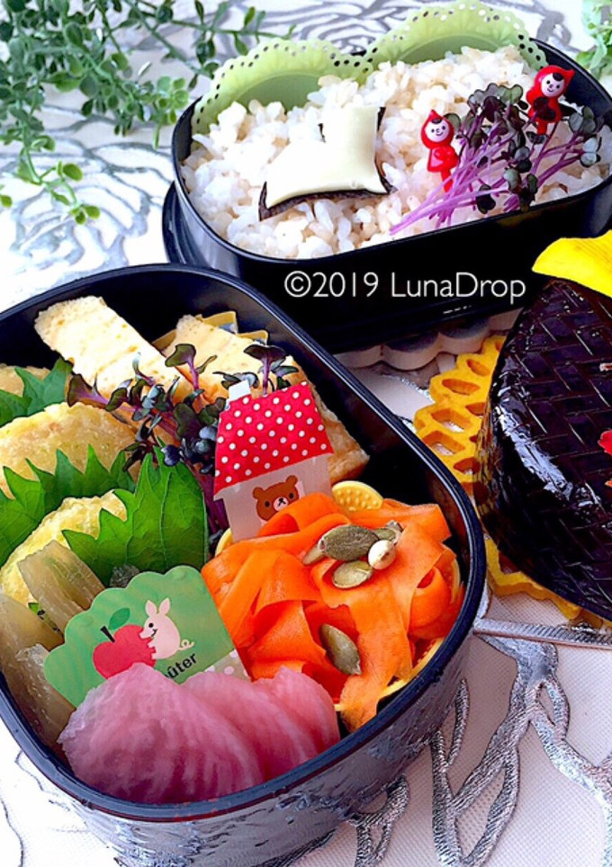 鶏肉と豆腐の天ぷら 秋弁当 詰め方-レシピのメイン写真