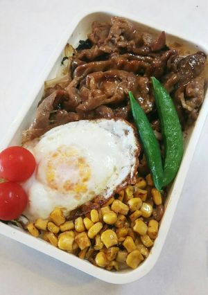 お弁当(11/11)豚肉の照焼ソース焼き-レシピのメイン写真