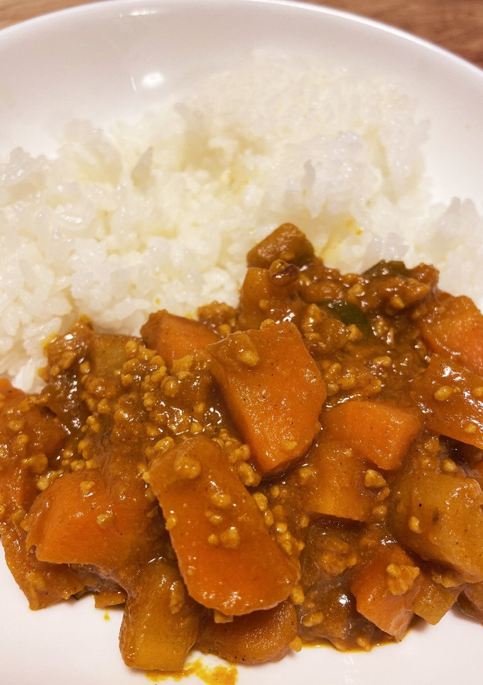 かぼちゃとごぼうの秋にぴったり根菜カレー-レシピのメイン写真