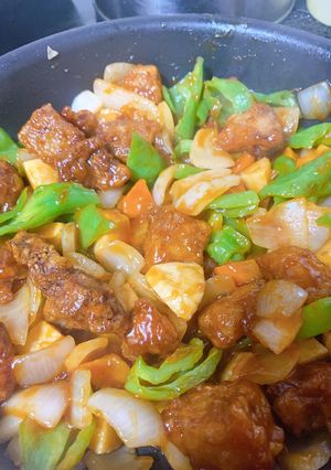 【木城町ふるさと納税】返礼品の絶品酢豚-レシピのメイン写真