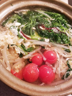 もやしとベビーリーフの土鍋スープ-レシピのメイン写真