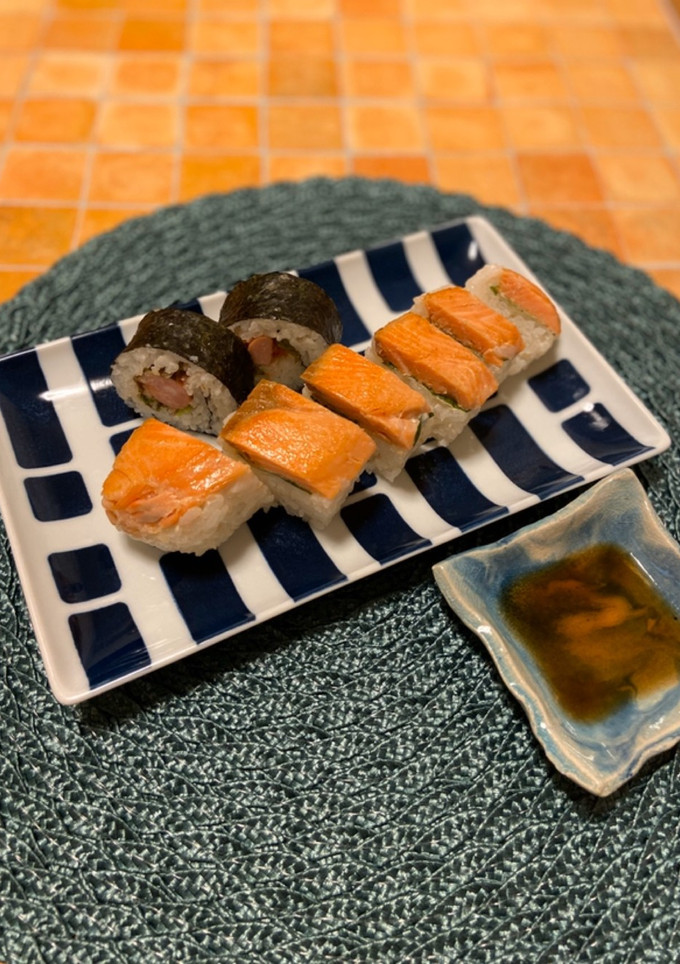 しそ&ガリがアクセントの☆焼き鮭のおすし-レシピのメイン写真