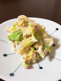 白菜の梅干しマヨネーズ和え-レシピのメイン写真