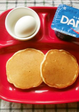 すりおろしりんごを加えたパンケーキ♪-レシピのメイン写真
