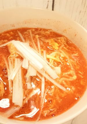 ケチャップで！トマトスープラーメン♪-レシピのメイン写真