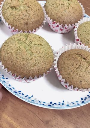 簡単H Mで作る狭山茶カップケーキ-レシピのメイン写真