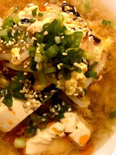 もやしと豆腐のサンラータン風スープ-レシピのメイン写真