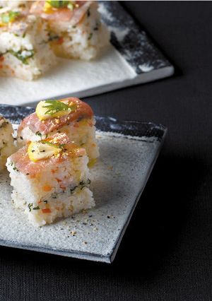 生ハムの押しずし-レシピのメイン写真