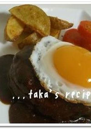 赤ワインたっぷり使って♪煮込みハンバーグ-レシピのメイン写真