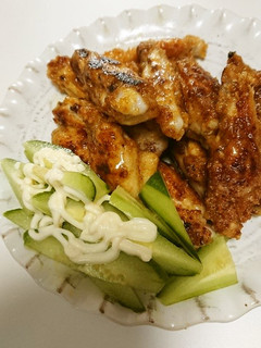 ★フライパンで手羽先のカレー風味焼き-レシピのメイン写真