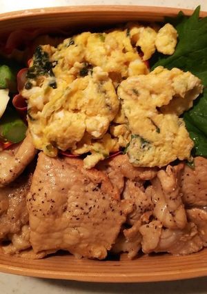 たんぱく質多めのお弁当⑬たらことしそ卵-レシピのメイン写真