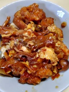 唐揚げの卵とじ丼-レシピのメイン写真