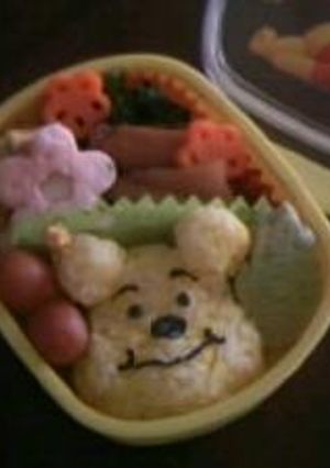 キャラ弁　くまのプーさん-レシピのメイン写真
