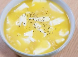 寒い日にカップスープでお豆腐-レシピのメイン写真