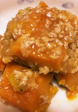 パクパク食べれちゃう！かぼちゃそぼろあん-レシピのメイン写真