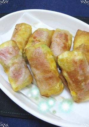 うふっ♪これもおいしい♪たまぽて春巻き-レシピのメイン写真