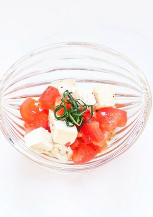 豆腐とトマトのサラダ-レシピのメイン写真