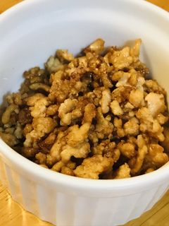 そぼろふりかけ●鶏ひき肉の甘辛味噌炒め-レシピのメイン写真