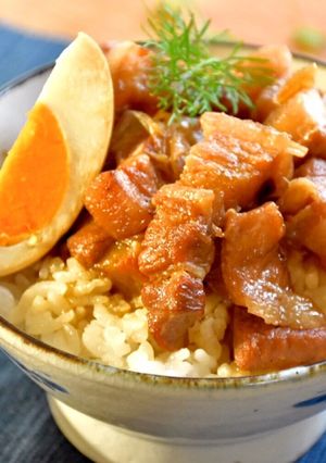 台湾ルーロー飯(豚肉煮込み丼)-レシピのメイン写真