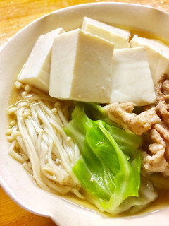 めんつゆであったか肉豆腐-レシピのメイン写真