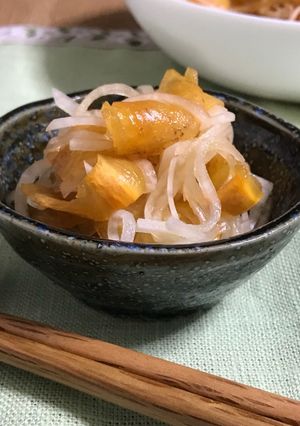 柿と大根のなます-レシピのメイン写真