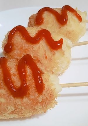薄力粉で簡単チーズハットグ-レシピのメイン写真