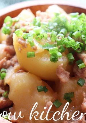 鶏そぼろとじゃがいものバター醤油煮-レシピのメイン写真