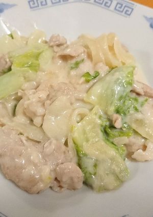 白菜と豚肉のクリーム煮-レシピのメイン写真