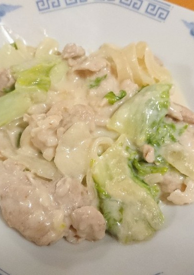 白菜と豚肉のクリーム煮-レシピのメイン写真