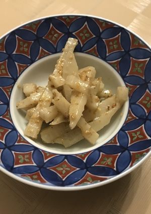 レンコン味噌バター-レシピのメイン写真