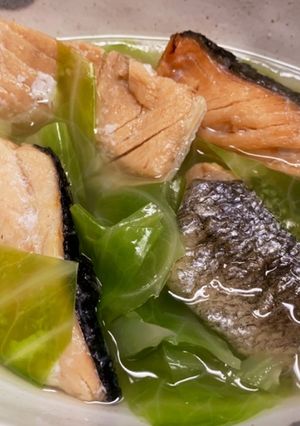 胃に優しい♪鮭とキャベツのうま煮*-レシピのメイン写真