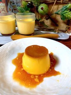 我が家のカスタードプリン-レシピのメイン写真