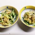 粉末味噌で作るもやしときゅうりのナムル