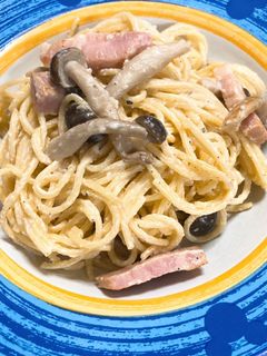 生クリーム要らず!クリームパスタ-レシピのメイン写真