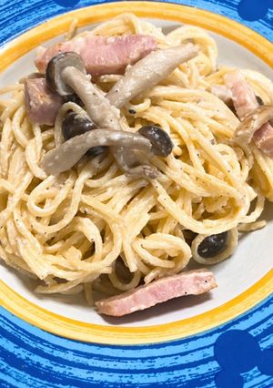 生クリーム要らず!クリームパスタ-レシピのメイン写真