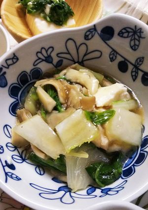 白菜と舞茸のあんかけ豆腐-レシピのメイン写真