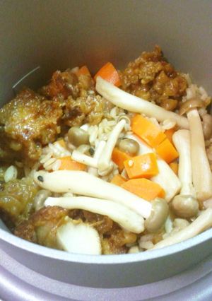 鶏唐で炊込み御飯-レシピのメイン写真