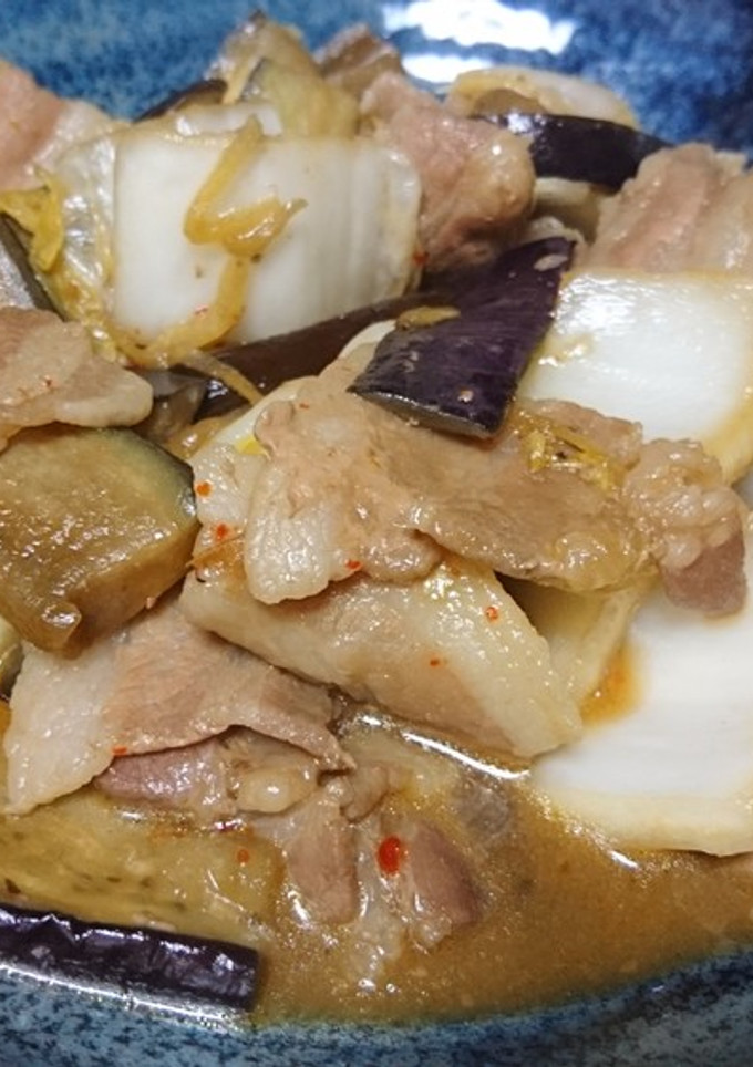 白菜と茄子のみりん醤油炒め-レシピのメイン写真