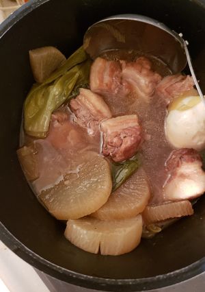 角煮風　豚バラ大根-レシピのメイン写真