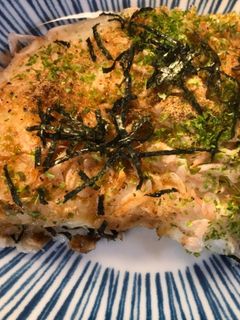 山芋とアミのお好み焼き風鉄板焼き♪-レシピのメイン写真