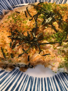山芋とアミのお好み焼き風鉄板焼き♪-レシピのメイン写真