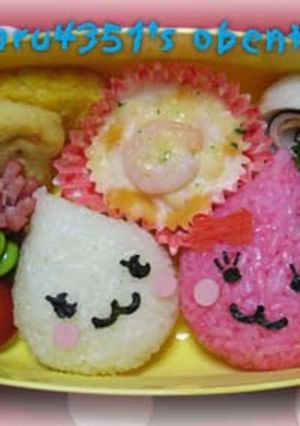 みるみるちゃん＆うるおいちゃん弁当-レシピのメイン写真