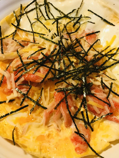 薄焼きカニ玉●カニカマ&チーズの玉子焼き-レシピのメイン写真
