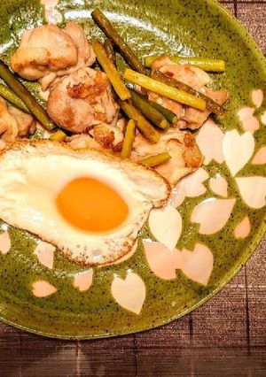 超簡単！鶏肉とにんにくの芽の柔らか炒め-レシピのメイン写真