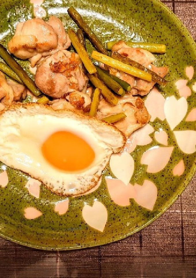 超簡単！鶏肉とにんにくの芽の柔らか炒め-レシピのメイン写真