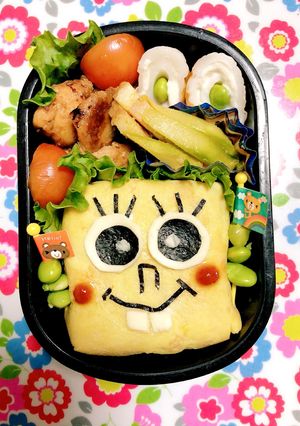 スポンジボブ弁当-レシピのメイン写真