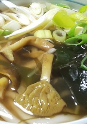 天然きのこ・シモコシのうどん-レシピのメイン写真