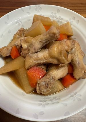 手羽元と大根の煮物-レシピのメイン写真
