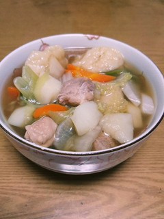 やさしい味で具沢山のすいとん汁♥゛-レシピのメイン写真